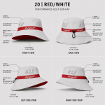 topi baseball 5 panel berbahan katun dengan Flat Embroidery dan Rhinestone - View 2